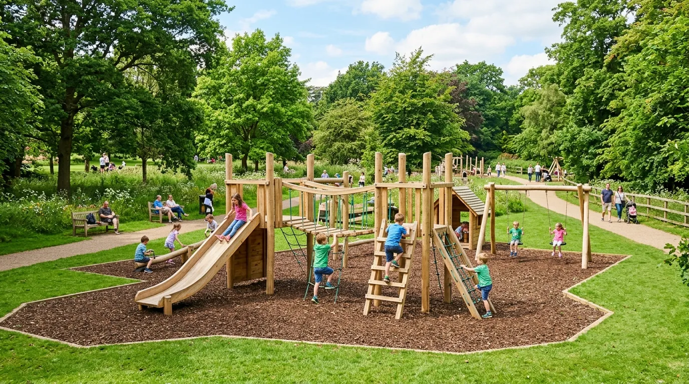 Children's play zone at Vara Farm Haven